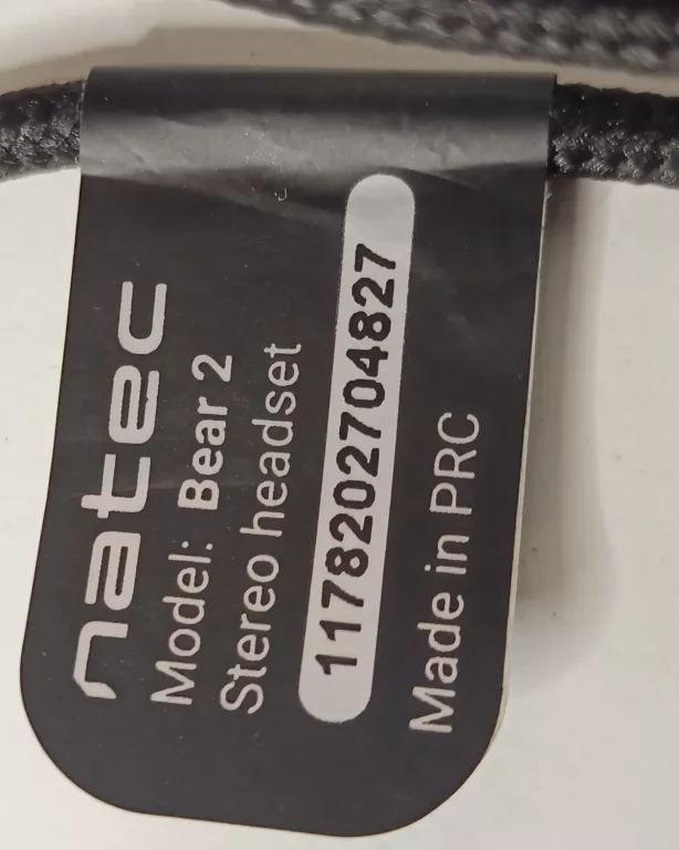 SŁUCHAWKI NATEC BEAR 2 Z MIKROFONEM