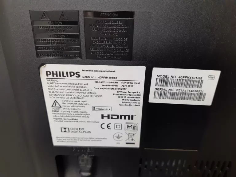 TELEWIZOR PHILIPS 40PFH4101/88