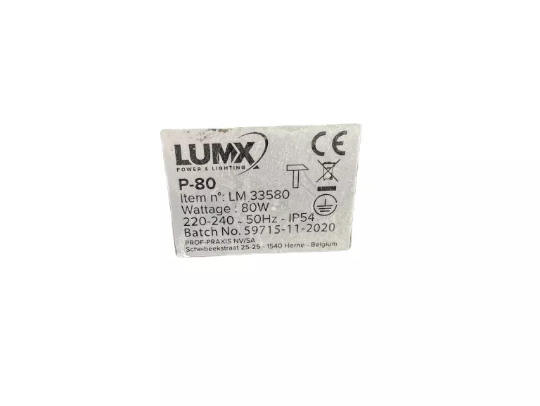 NAŚWIETLACZ HALOGEN LED 80W LUMX P-80 LM 33580