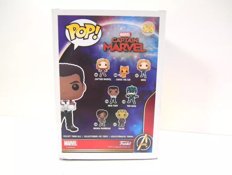 FUNKO POP! CAPTAIN MARVEL NICK FURY 9 CM NR 428
