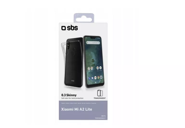 ETUI XIAOMI MI A2 LITE PLECKI BEZBARWNE SBS
