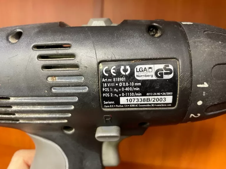 WKRĘTARKA AKUMULATOROWA TOP CRAFT TCC-1800 18 V