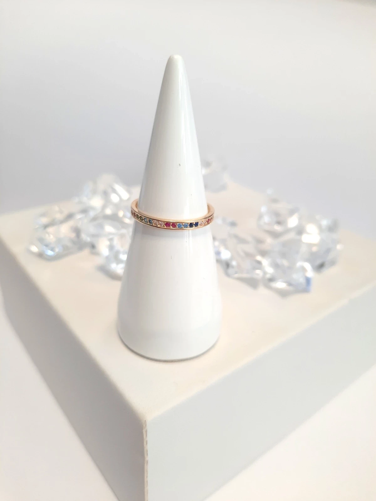 okazja-zloty-kolorowy-pierscionek-14k-3-maja-22-hajnowka