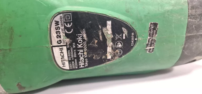 SZLIFIERKA KĄTOWA 230MM HITACHI G23SW 2200 W