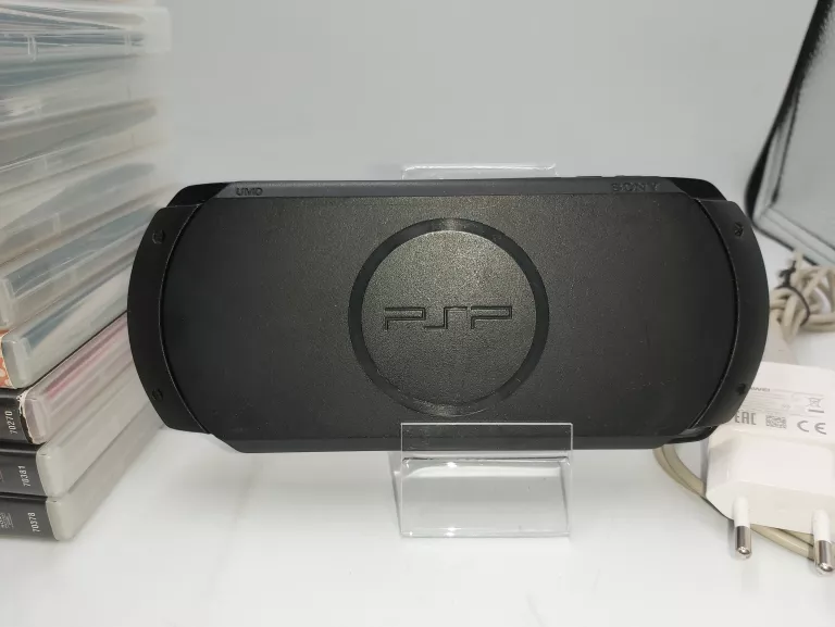 KONSOLA SONY PSP E1004 CZARNA + 7 GIER, 3 FILMY!!