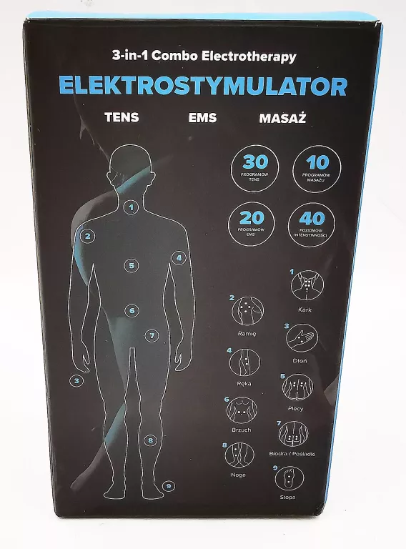 ELEKTROSTYMULATOR BALANSSEN 3 IN 1 TENS EMS MASAŻ