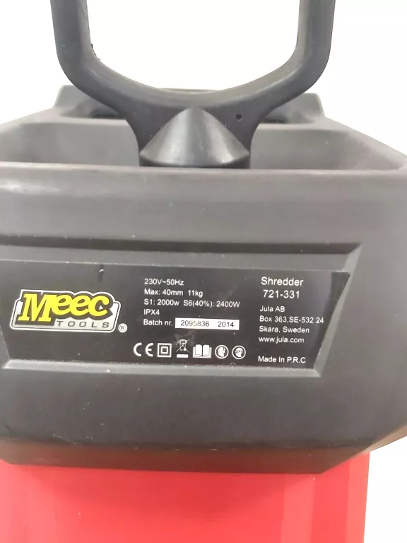 ROZDRABNIACZ DO KOMPOSTU MEEC TOOLS SHREDER 721