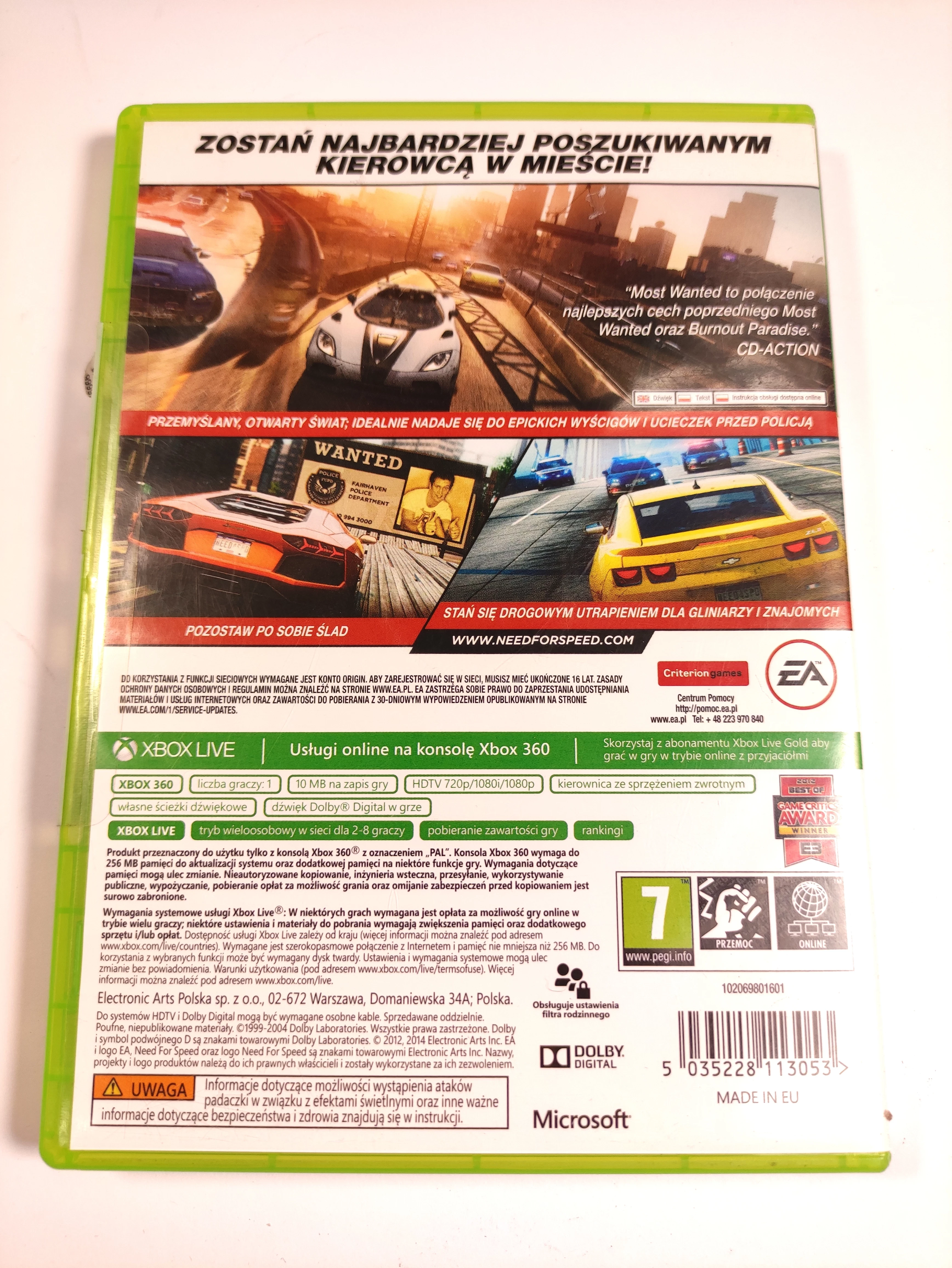 gra-xbox-360-nfs-most-wanted-rodzaj-wydania-podstawa
