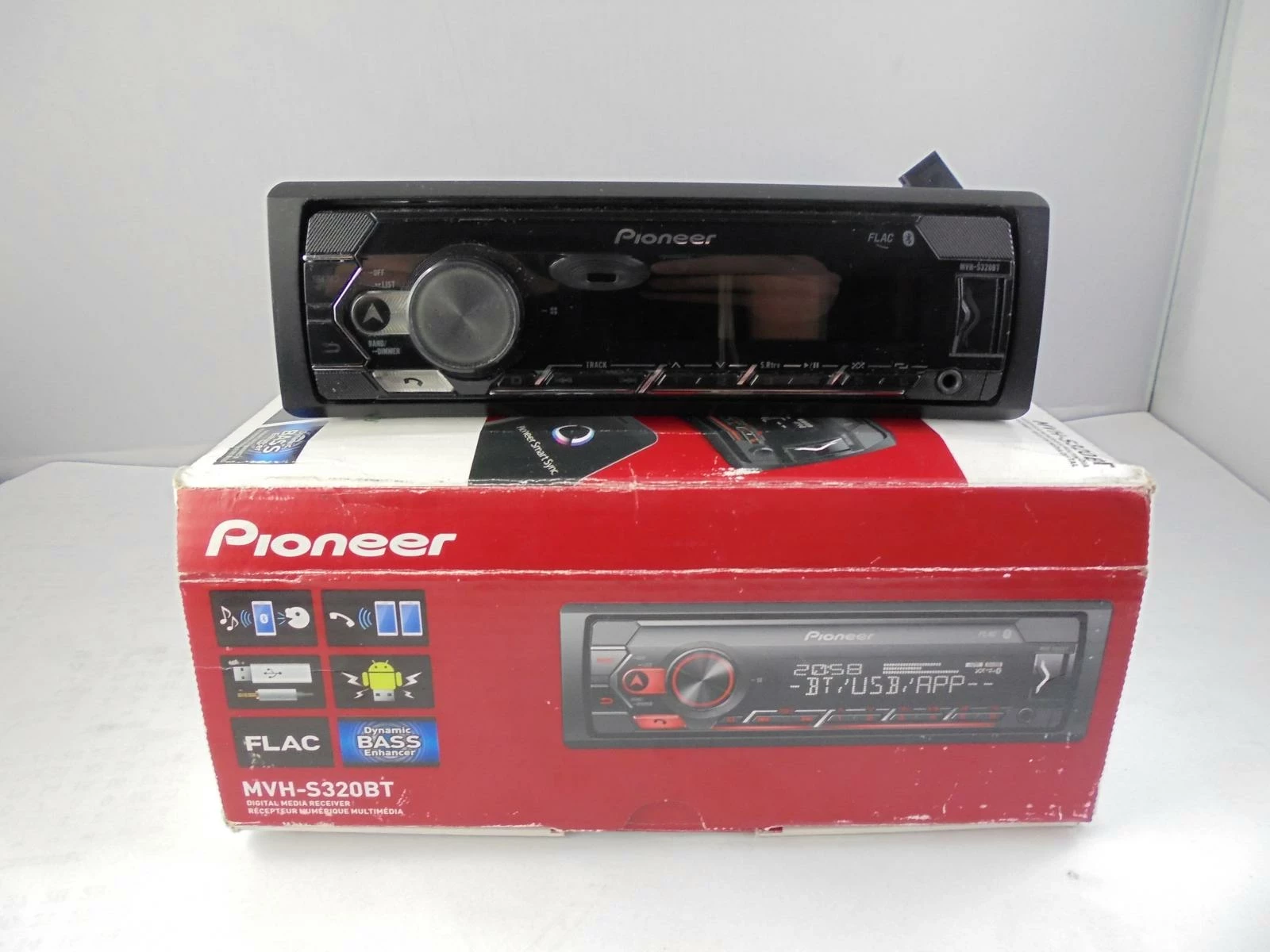 RADIO SAMOCHODOWE PIONEER MVH-S320BT PUDEŁKO | Radioodtwarzacze ...
