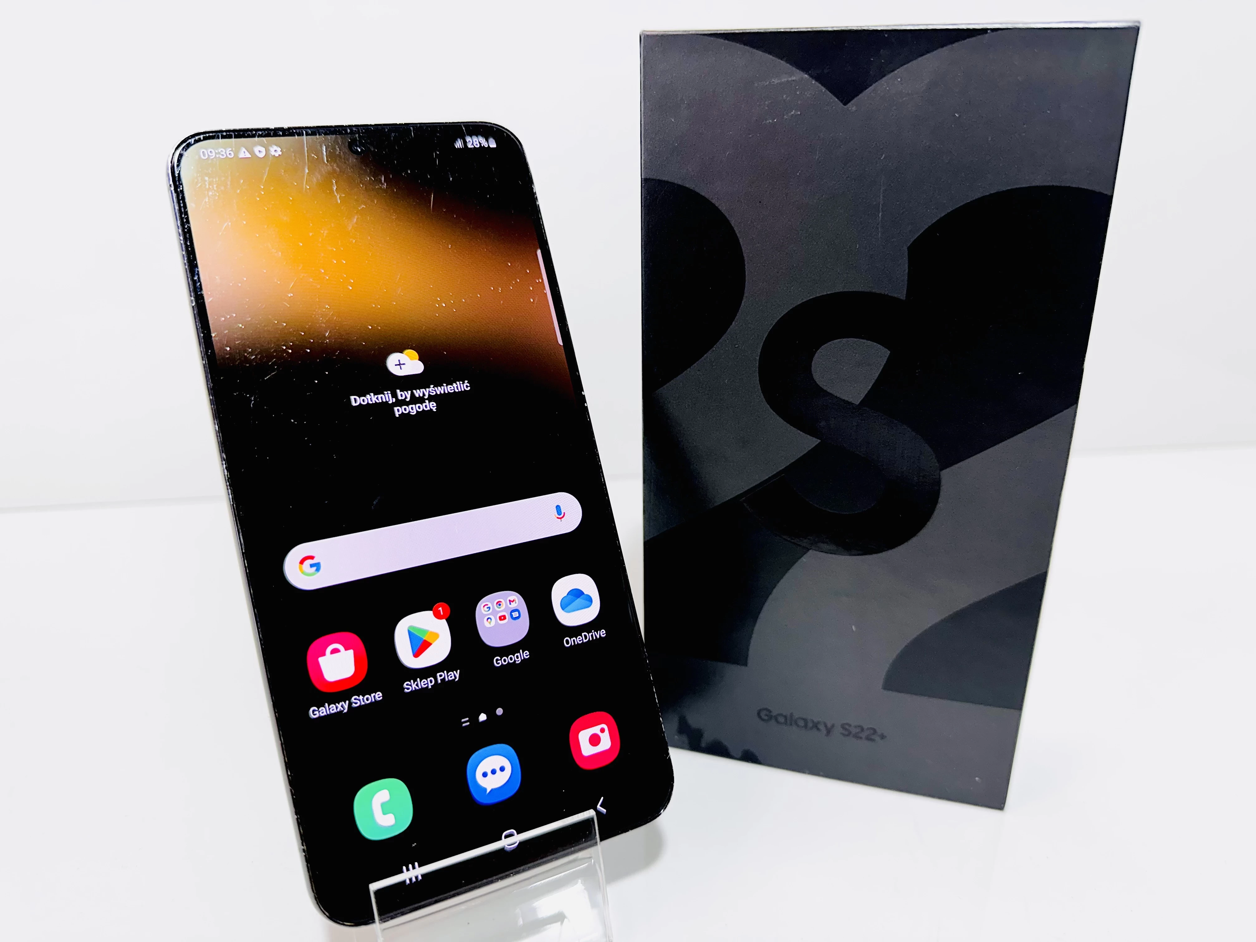 USZKODZONY TELEFON SAMSUNG GALAXY S22+ 8 GB RAM/256 GB NA CZĘŚCI ...