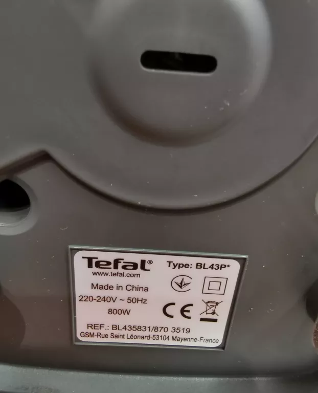 BLENDER KIELICHOWY TEFAL BL43P