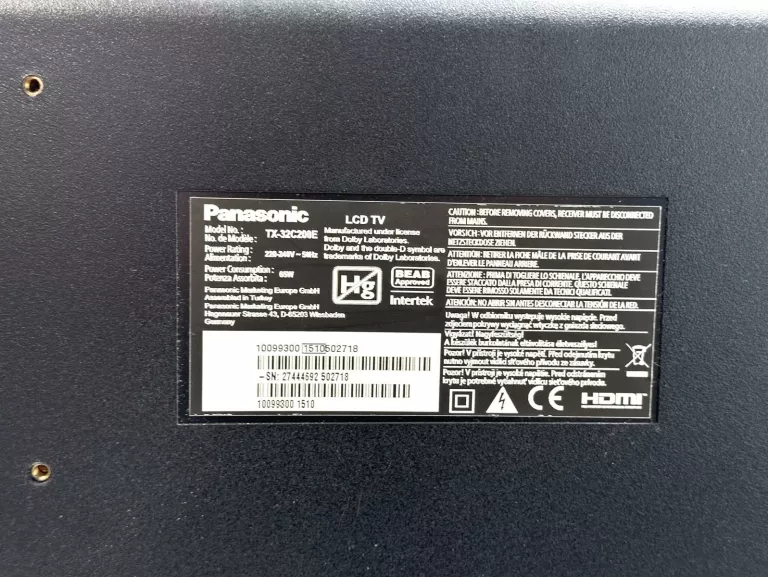 TELEWIZOR PANASONIC TX-32C200E BRAK PILOTA