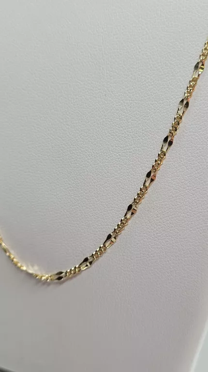 ZŁOTY ŁAŃCUSZEK 585 / 3,65G 54,5 CM