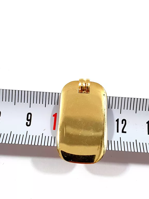 ZŁOTA ZAWIESZKA BLASZKA DO GRAWERU 1,84G P585