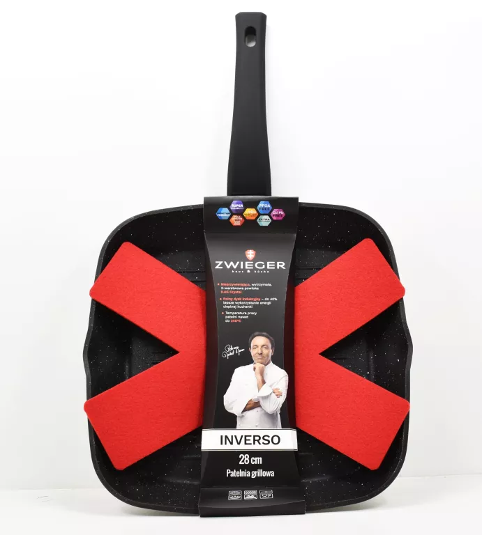PATELNIA GRILLOWA ZWIEGER INVERSO 28 CM