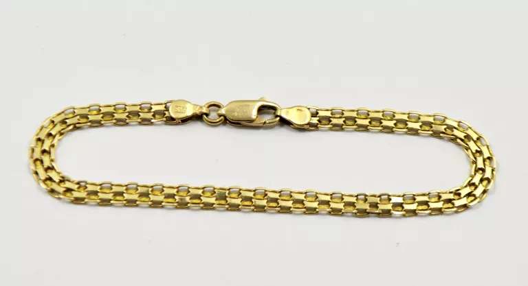 ZŁOTA BRANSOLETKA [585; 4,20 G; 18 CM] BISMARK