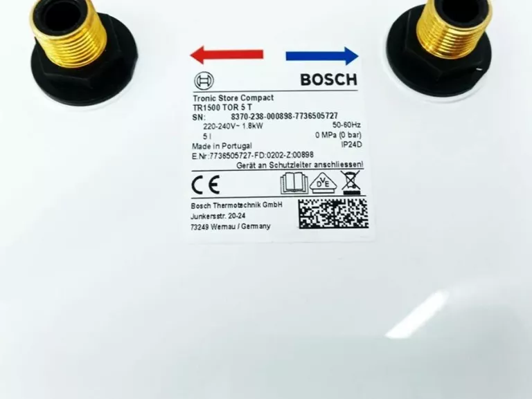 PODGRZEWACZ WODY BOSCH TRONIC TR1500 USZKODZONY