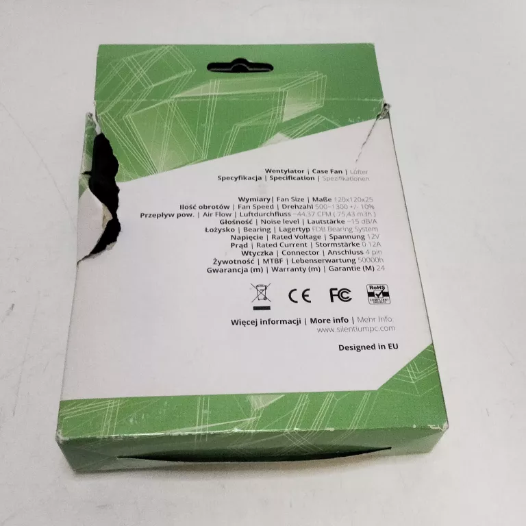 WENTYLATOR SILENTIUM PC 120 X 120 MM SPC017