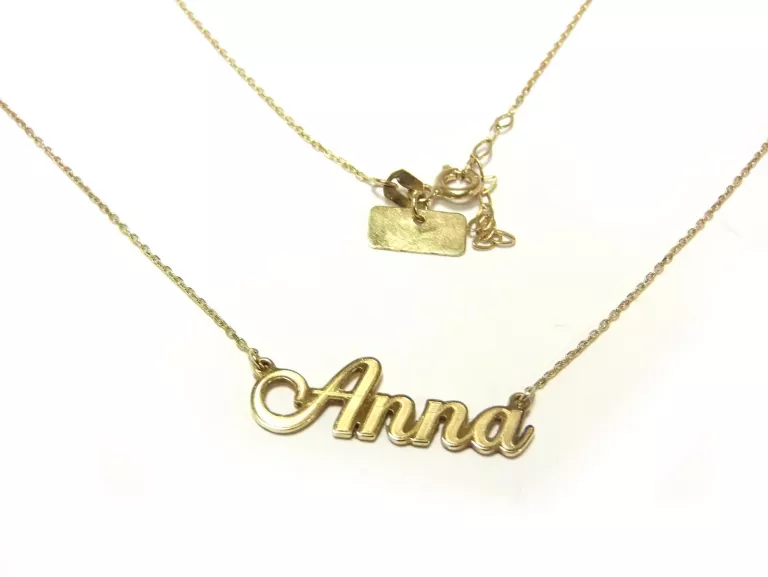 ZŁOTA CELEBRYTKA IMIĘ ANNA PR.585 14K 48CM