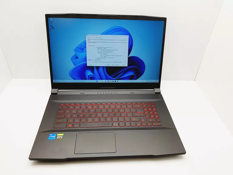 LAPTOP MSI GF76 I7-11 GEN 512 SSD 32GB RAM RTX306