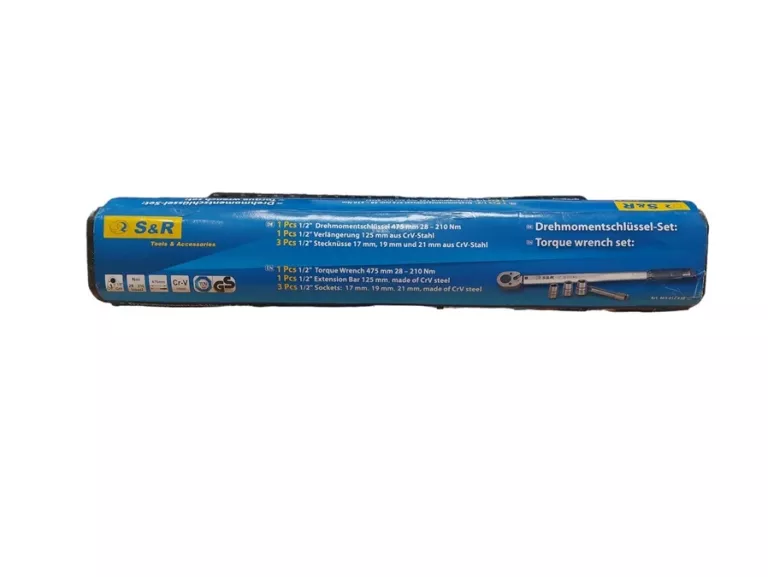 KLUCZ DYNAMOMETRYCZNY 1/2" 28-210 NM