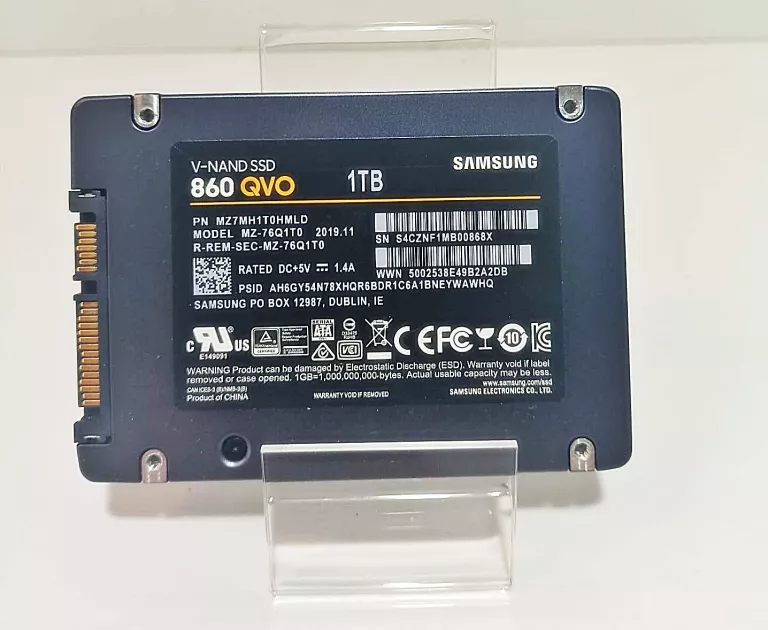 DYSK SSD SAMSUNG 860 QVO SATA III 2.5 CALA 1TB