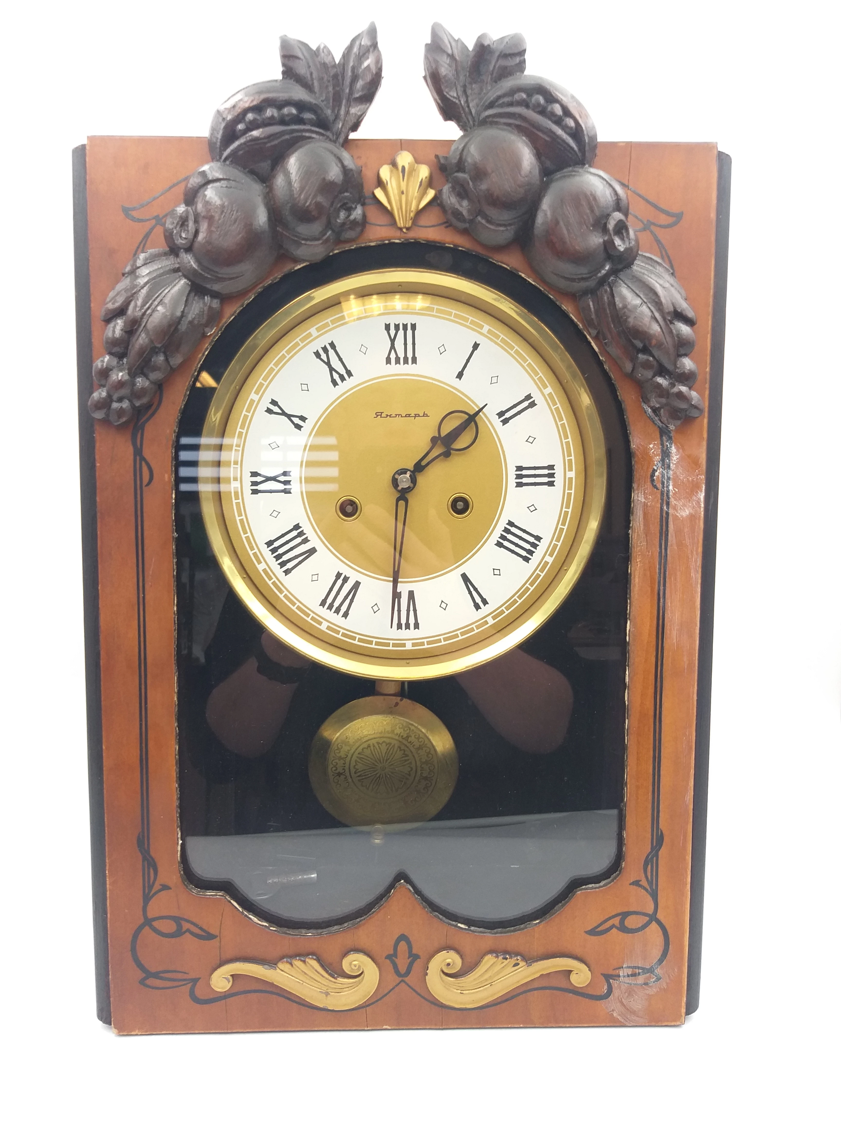 zegar-wiszacy-nakrecany-jantar-radziecki-osiedle-wichrowe-wzgorze-paw121-poznan-ska-x