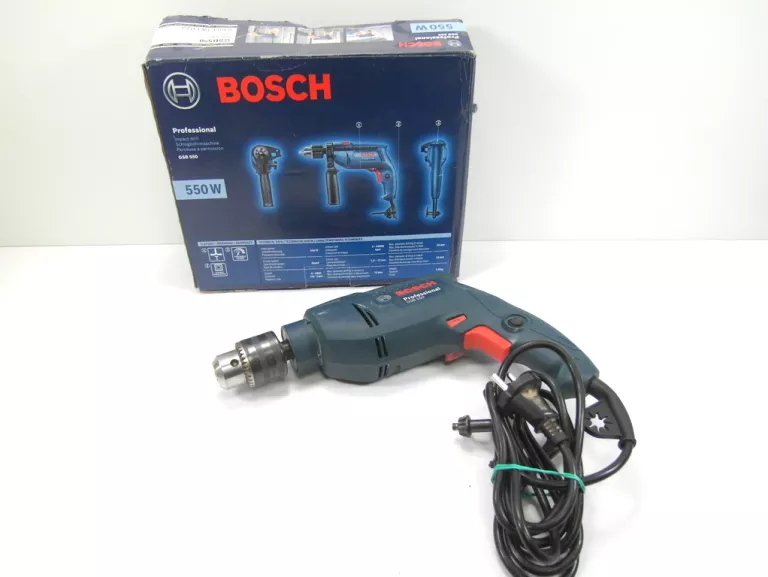 UDAROWA WIERTARKA BOSCH 550W GSB 1300 BOSCH + PUD