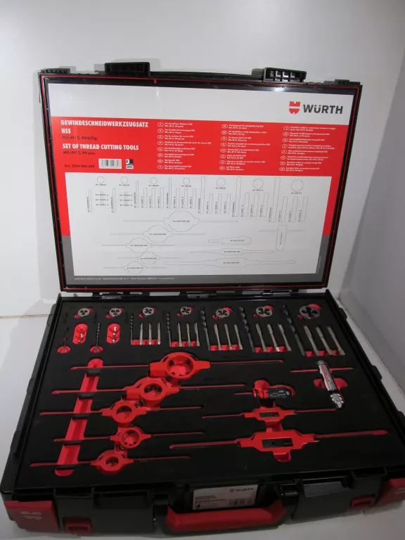 WURTH ZESTAW DO GWINTOWANIA HSS-2.0 44SZT.