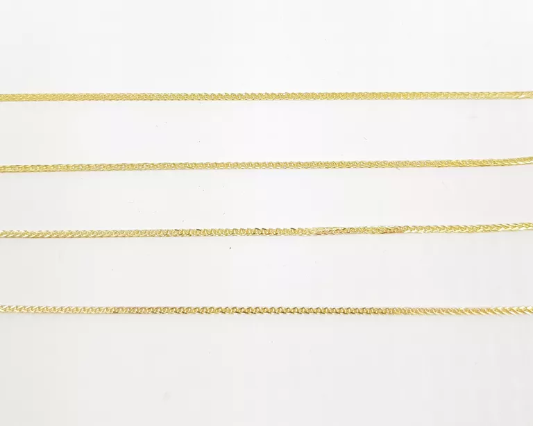 DELIKATNY ZŁOTY ŁAŃCUSZEK 1,36G 585 50 CM