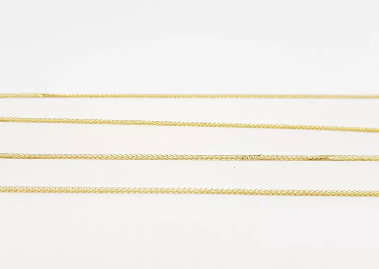 DELIKATNY ZŁOTY ŁAŃCUSZEK 1,36G 585 50 CM