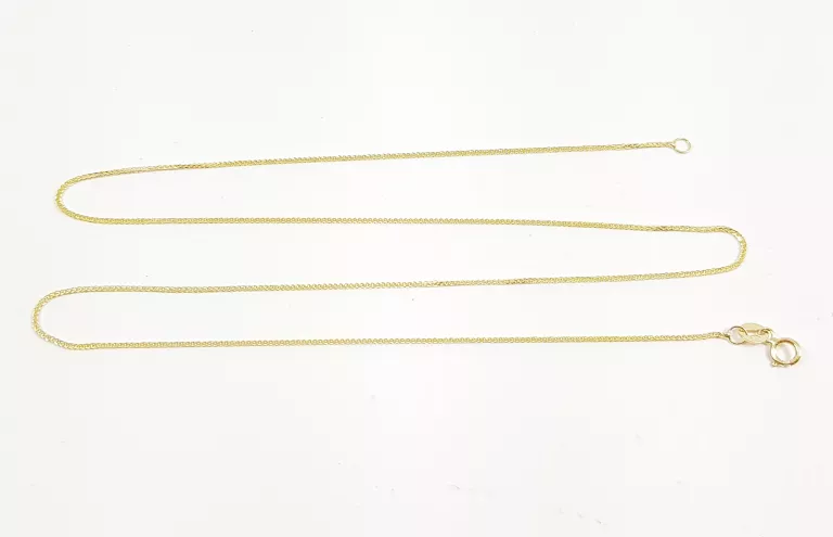 DELIKATNY ZŁOTY ŁAŃCUSZEK 1,36G 585 50 CM
