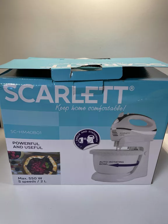 mikser-z-misa-scarlett-sc-hm40b01-550w-stan-uzywany