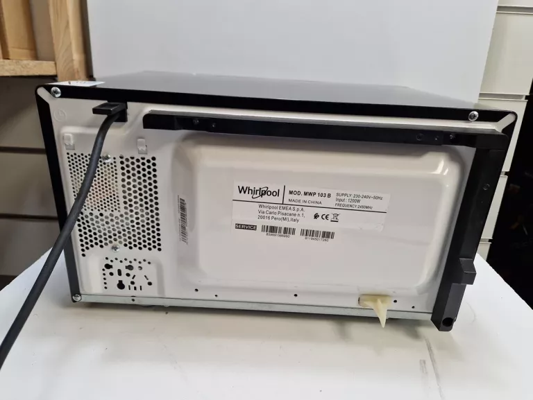 KUCHENKA MIKROFALOWA WHIRLPOOL MWP 103 B GRILL 20