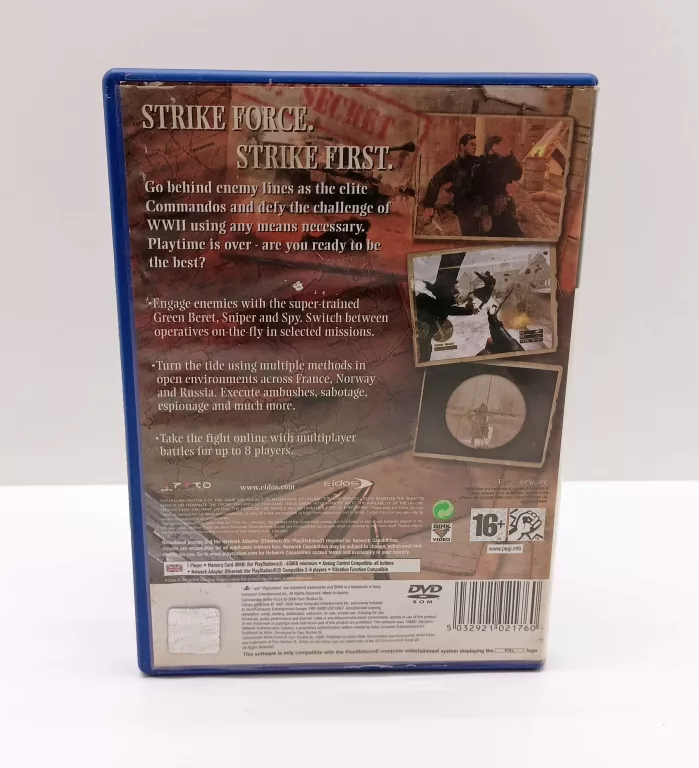 GRA PS2 COMMANDOS STRIKE FORCE