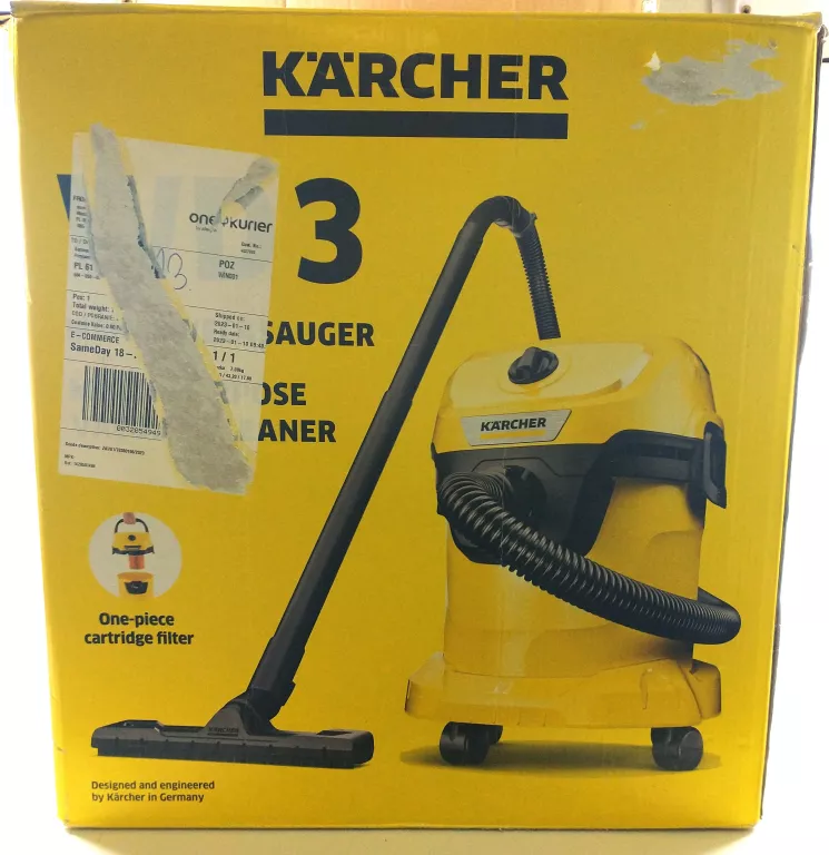 ODKURZACZ UNIWERSALNY KARCHER WD 3 V-15/4/20