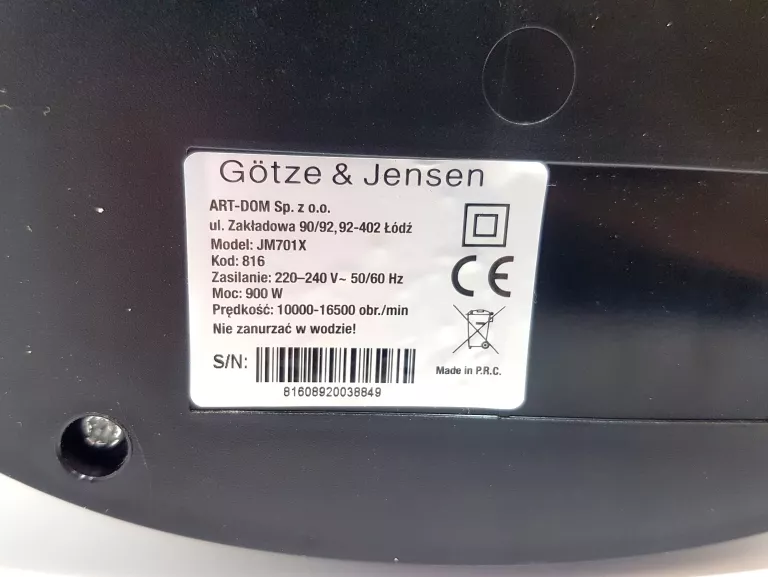 SOKOWIRÓWKA GÖTZE & JENSEN JM701X