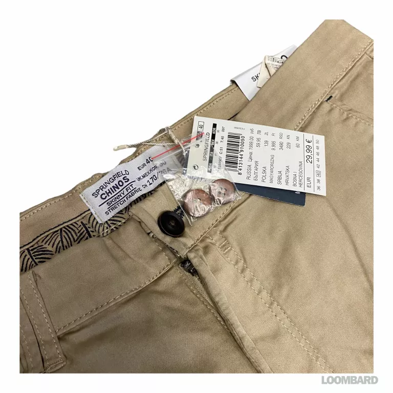 SPODNIE DŁUGIE SPRINGFIELD CHINOS