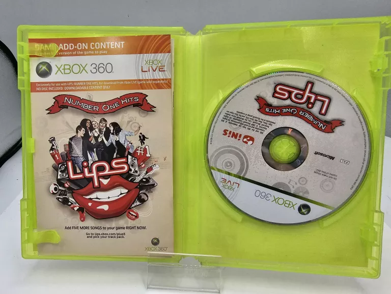 GRA XBOX 360 NUMBER ONE HITS LIPS