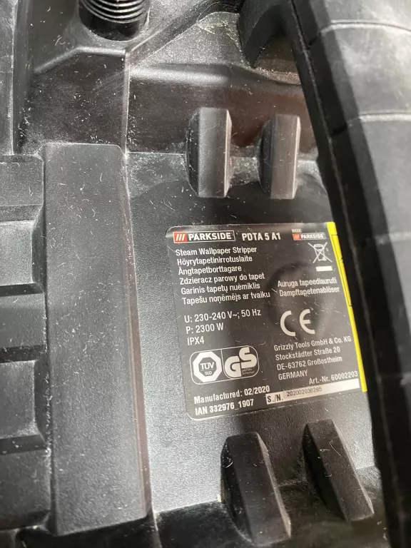 PAROWNICA DO TAPET PARKSIDE PDTA 5 A12300W