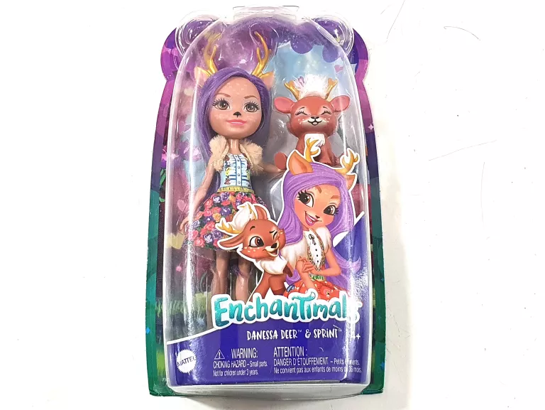 ENCHANTIMALS + ZWIERZĄTKO DEER RENIFER LALKA