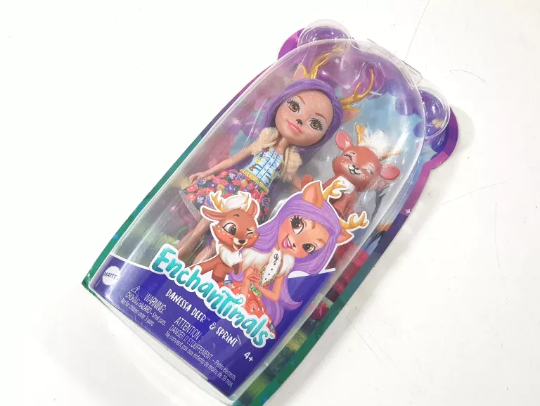 ENCHANTIMALS + ZWIERZĄTKO DEER RENIFER LALKA