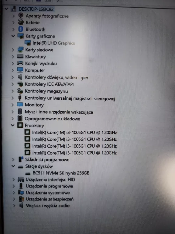 LAPTOP DELL INSPIRON 3501 KOMPLET
