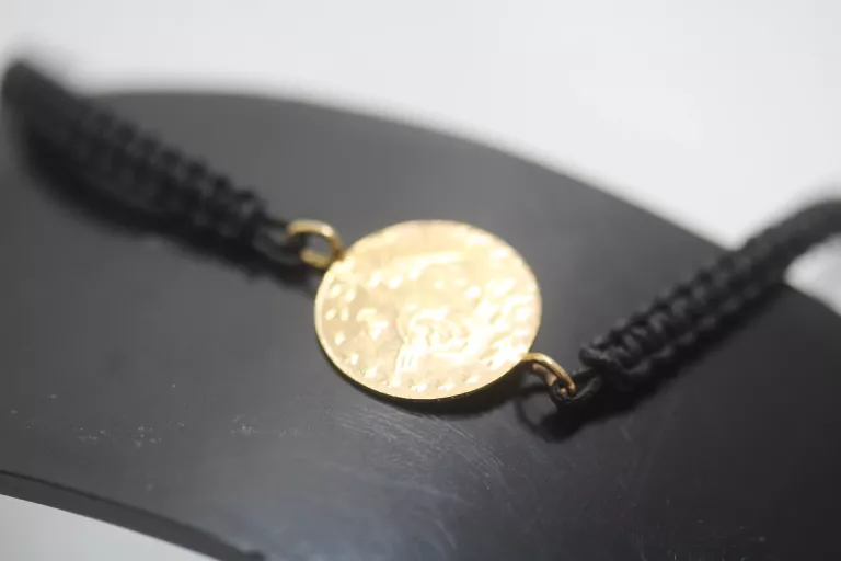 ZŁOTA BRANSOLETKA DINAR PR.585 R.19 1G