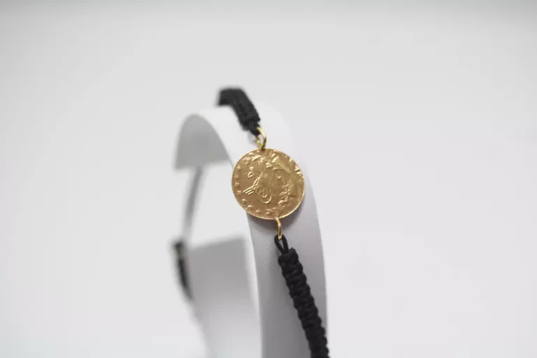 ZŁOTA BRANSOLETKA DINAR PR.585 R.19 1G