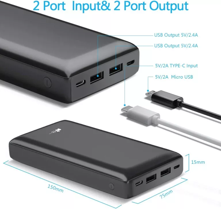 POWERBANK EC TECHNOLOGY 26800MAH USB C OKAZJA