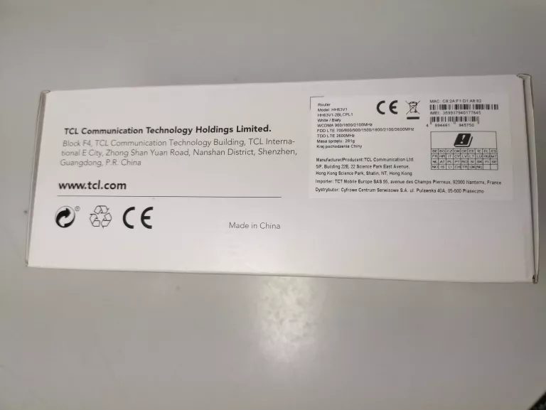ROUTER TCL LINKHUB CAT. 6. HOME STATION HH63V1