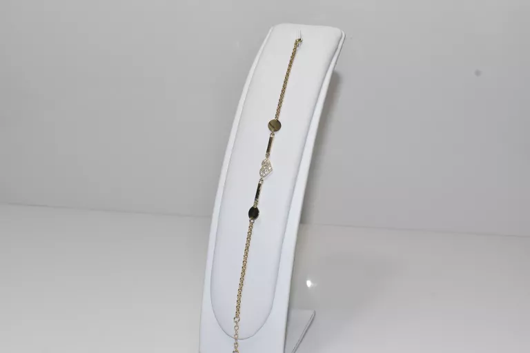 PIĘKNA ZŁOTA BRANSOLETKA [585] 3,18G 21CM