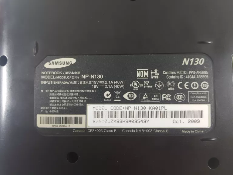 LAPTOP SAMSUNG N130