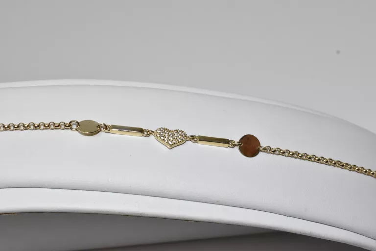 PIĘKNA ZŁOTA BRANSOLETKA [585] 3,18G 21CM
